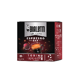 16 Capsule Caffe' BIALETTI Gusto TORINO Cioccolatato 