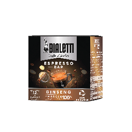 12 Capsule Caffe' BIALETTI Gusto GINSENG 