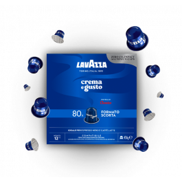 80 Capsule In Alluminio Lavazza Compatibili Nespresso Crema & Gusto - Cialde  e Capsule