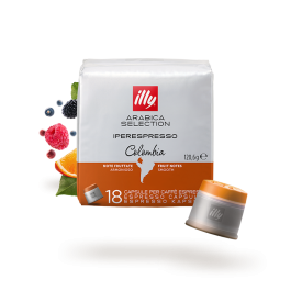 108 Capsule Illy Iperespresso 6 confezioni da 18 Capsule Colombia