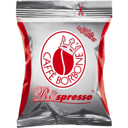 600 Capsule Borbone Respresso Compatibili Nespresso Miscela Rossa + 6 Cucchiaini Omaggio