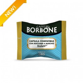 Borbone Capsulas Oro compatible con máquinas marca Bialetti®*