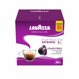 180 Capsule LAVAZZA Compatibili NESCAFE' DOLCE GUSTO Espresso Intenso (SCADENZA 30/04/2025)