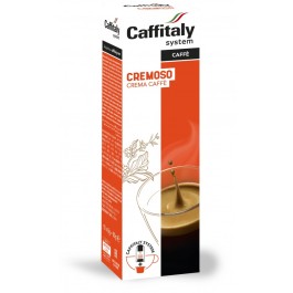 10 Capsule CAFFITALY - Ecaffe' CREMOSO - CAFFE' CREMA