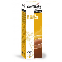 10 Capsule CAFFITALY - ECAFFE' TE' NERO AL LIMONE