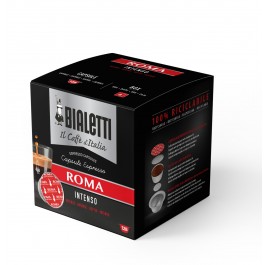 256 Capsule Caffe' Bialetti ROMA Confezione Risparmio 