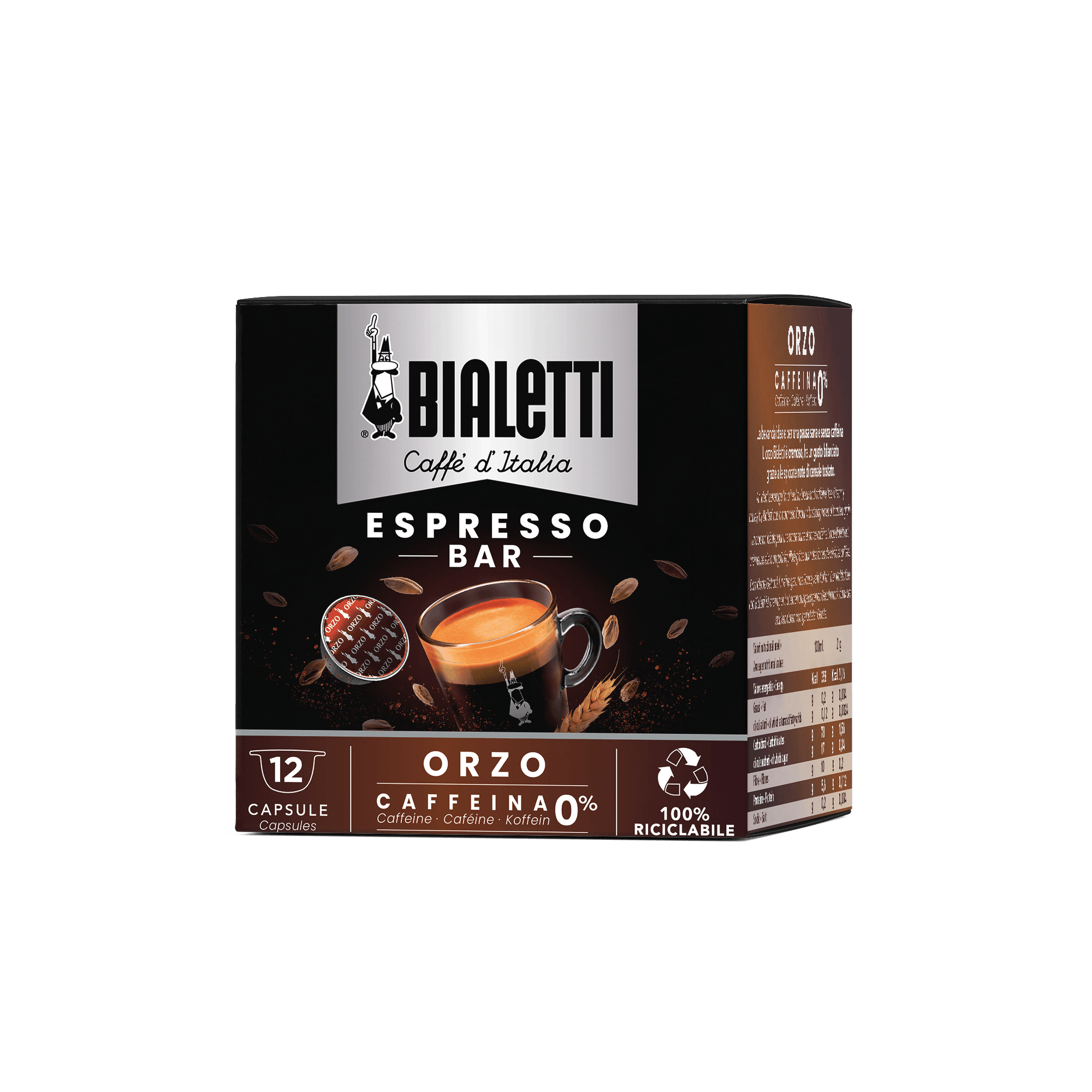 12 Capsule Caffe' BIALETTI Gusto ORZO