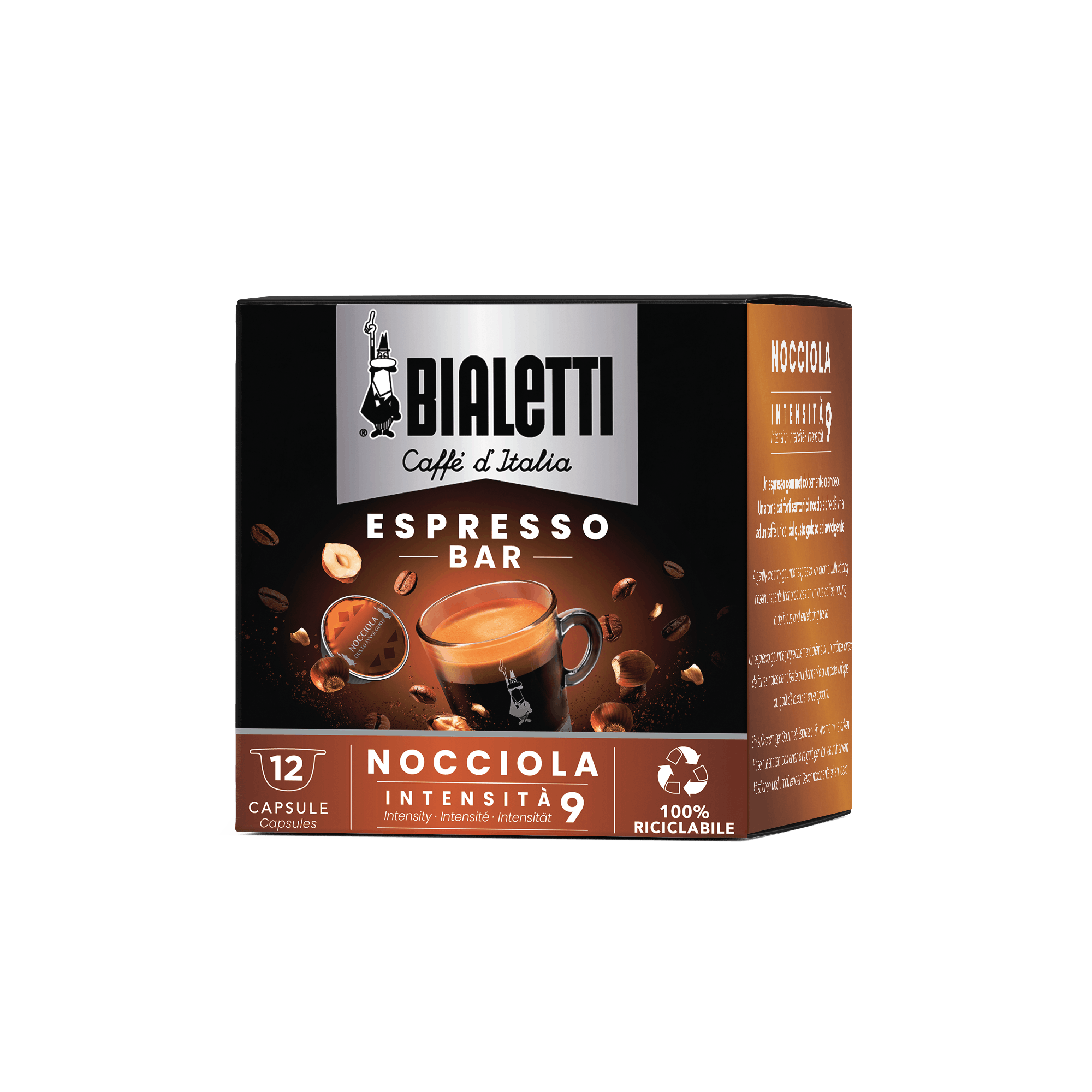 12 Capsule Caffe' BIALETTI Gusto NOCCIOLA