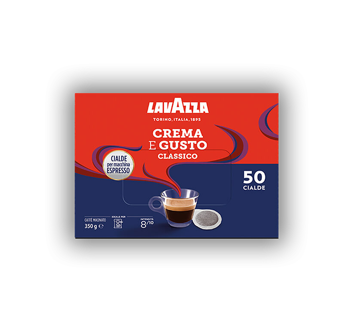 100 Cialde Filtro Carta ESE 44 mm Lavazza Crema & Gusto