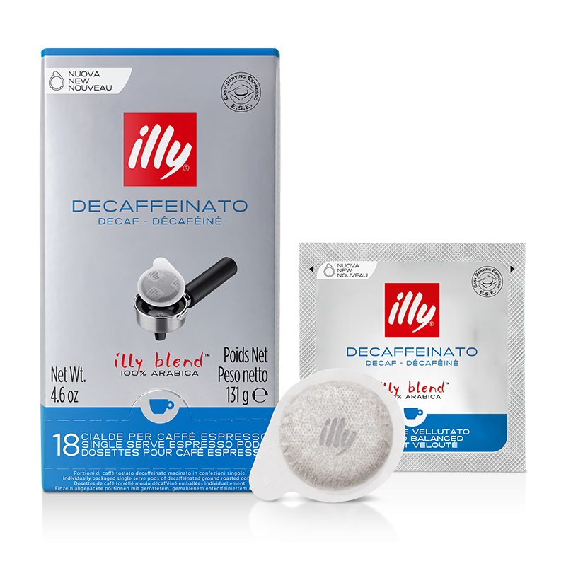 18 Cialde Filtro Carta ESE 44 mm Illy Decaffeinato