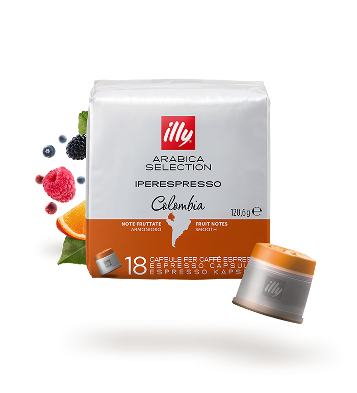 108 Capsule Illy Iperespresso 6 confezioni da 18 Capsule Colombia