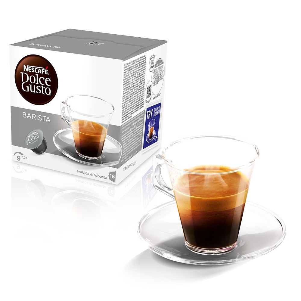 16 Capsule NESCAFE' DOLCE GUSTO - ESPRESSO BARISTA