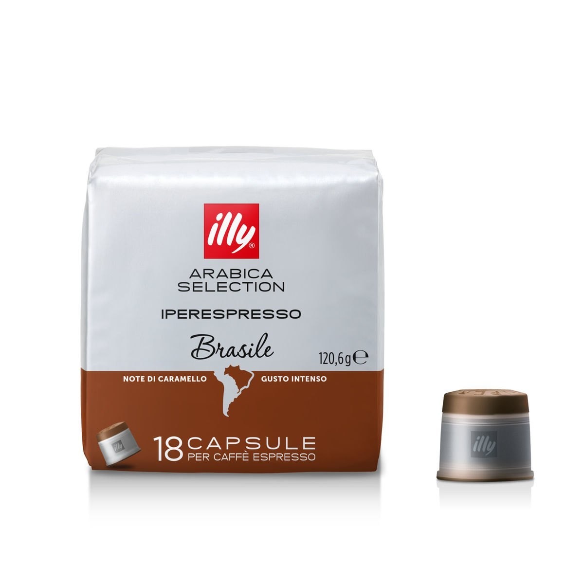 108 Capsule Illy Iperespresso 6 confezioni da 18 Capsule Brasile