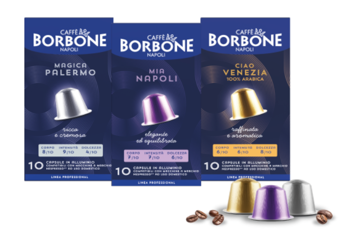 90 Capsule In Alluminio Borbone Compatibili Nespresso Gusti A Scelta