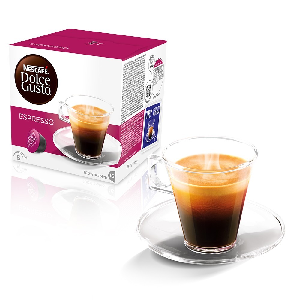 16 Capsule NESCAFE' DOLCE GUSTO - ESPRESSO