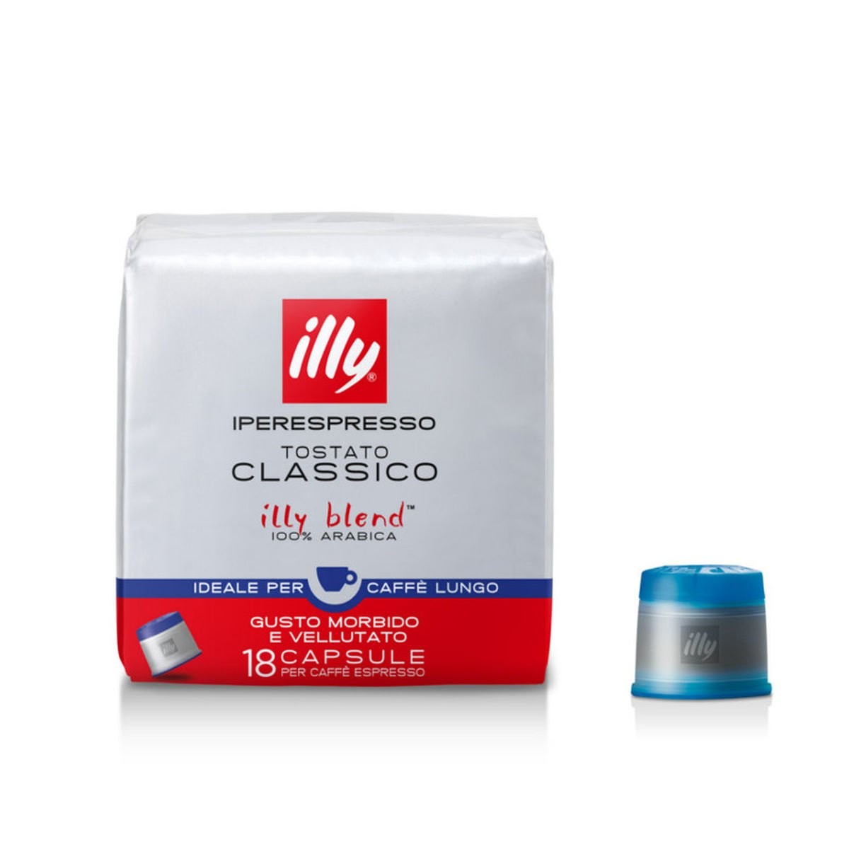 108 Capsule Illy Iperespresso 6 Confezioni da 18 Capsule Tostatura Lungo