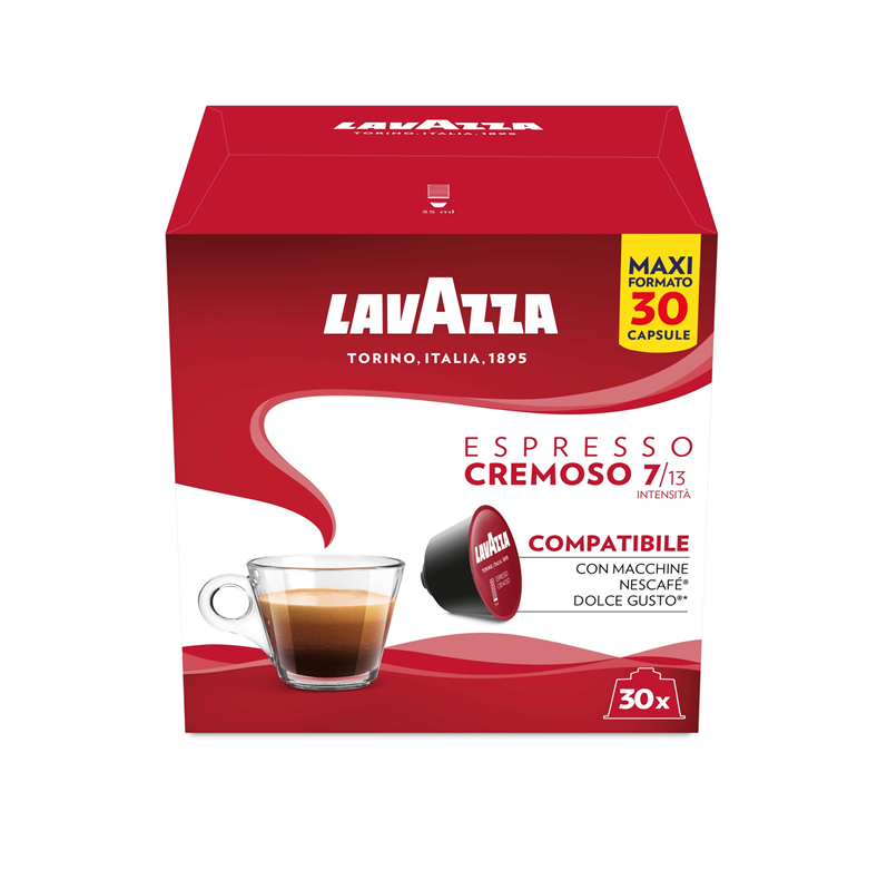 90 Capsule LAVAZZA Compatibili NESCAFE' DOLCE GUSTO Espresso Cremoso