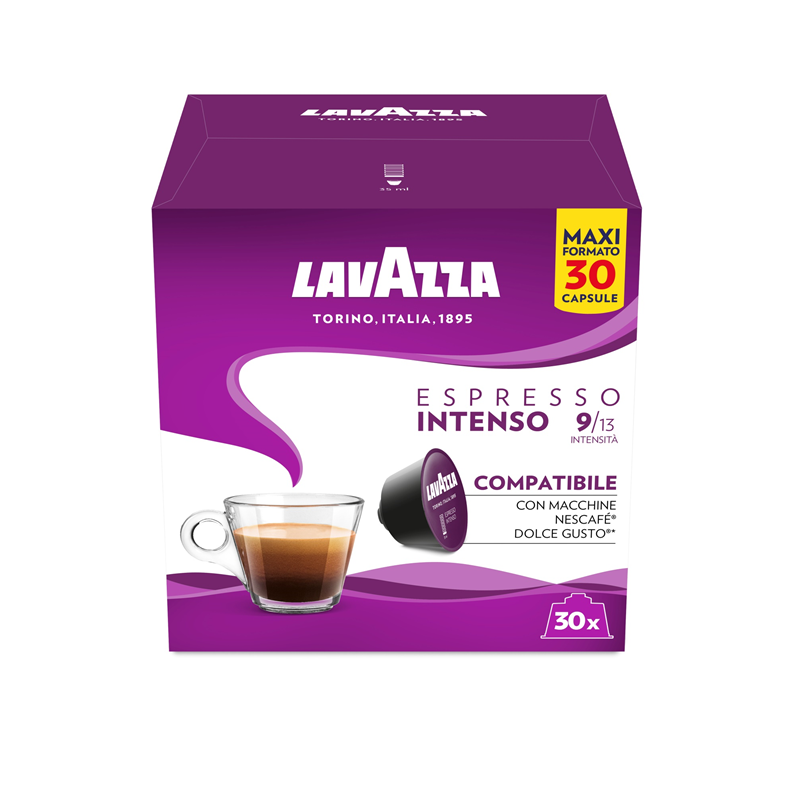 180 Capsule LAVAZZA Compatibili NESCAFE' DOLCE GUSTO Espresso Intenso (SCADENZA 30/04/2025)