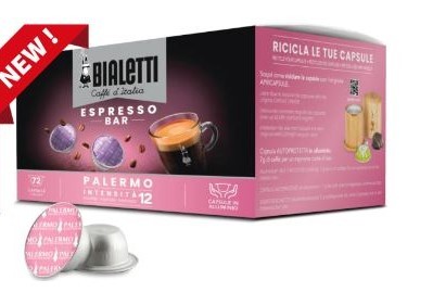 72 Capsule Caffe' BIALETTI Gusto PALERMO