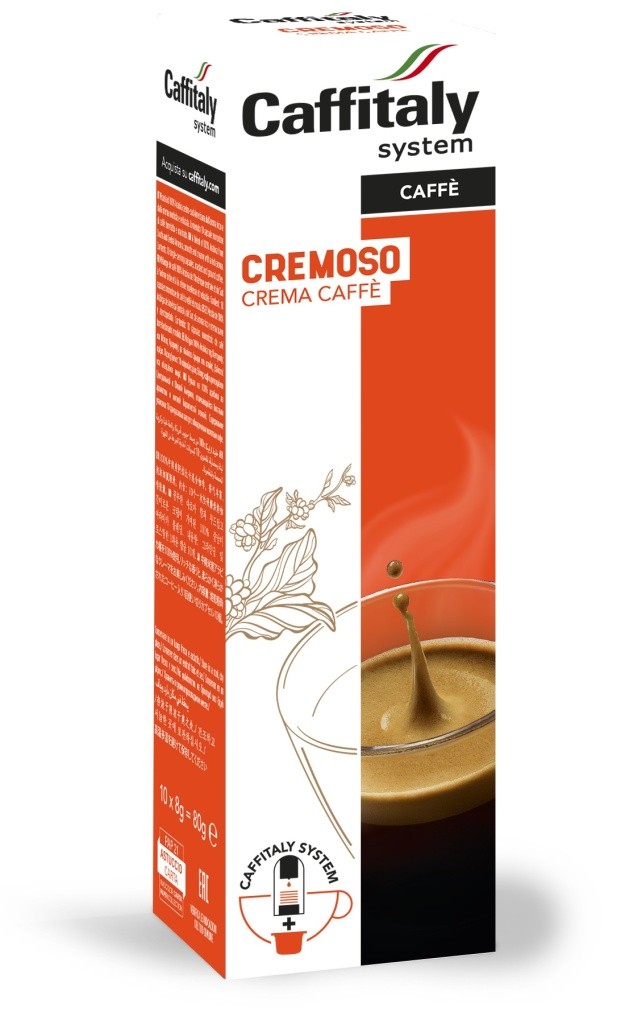 10 Capsule CAFFITALY - Ecaffe' CREMOSO - CAFFE' CREMA