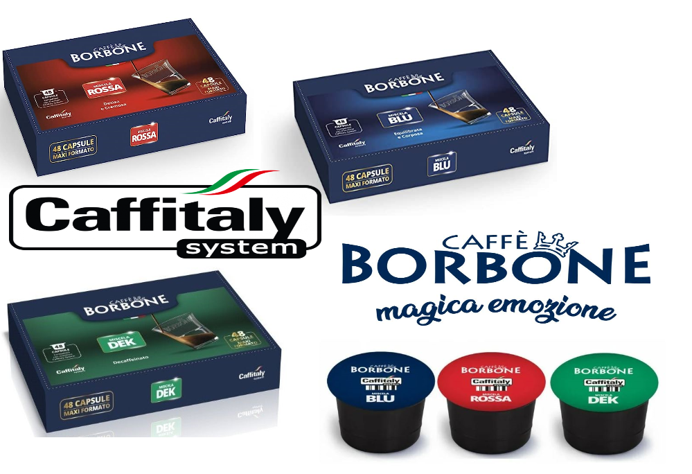 240 Capsule CAFFITALY Borbone Gusti a Scelta