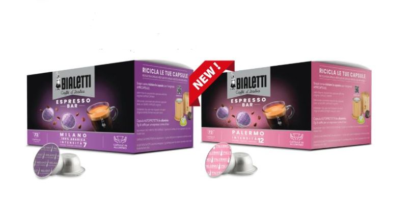 144 Capsule Caffè BIALETTI 2 Confezioni Da 72 Capsule Gusti A Scelta 