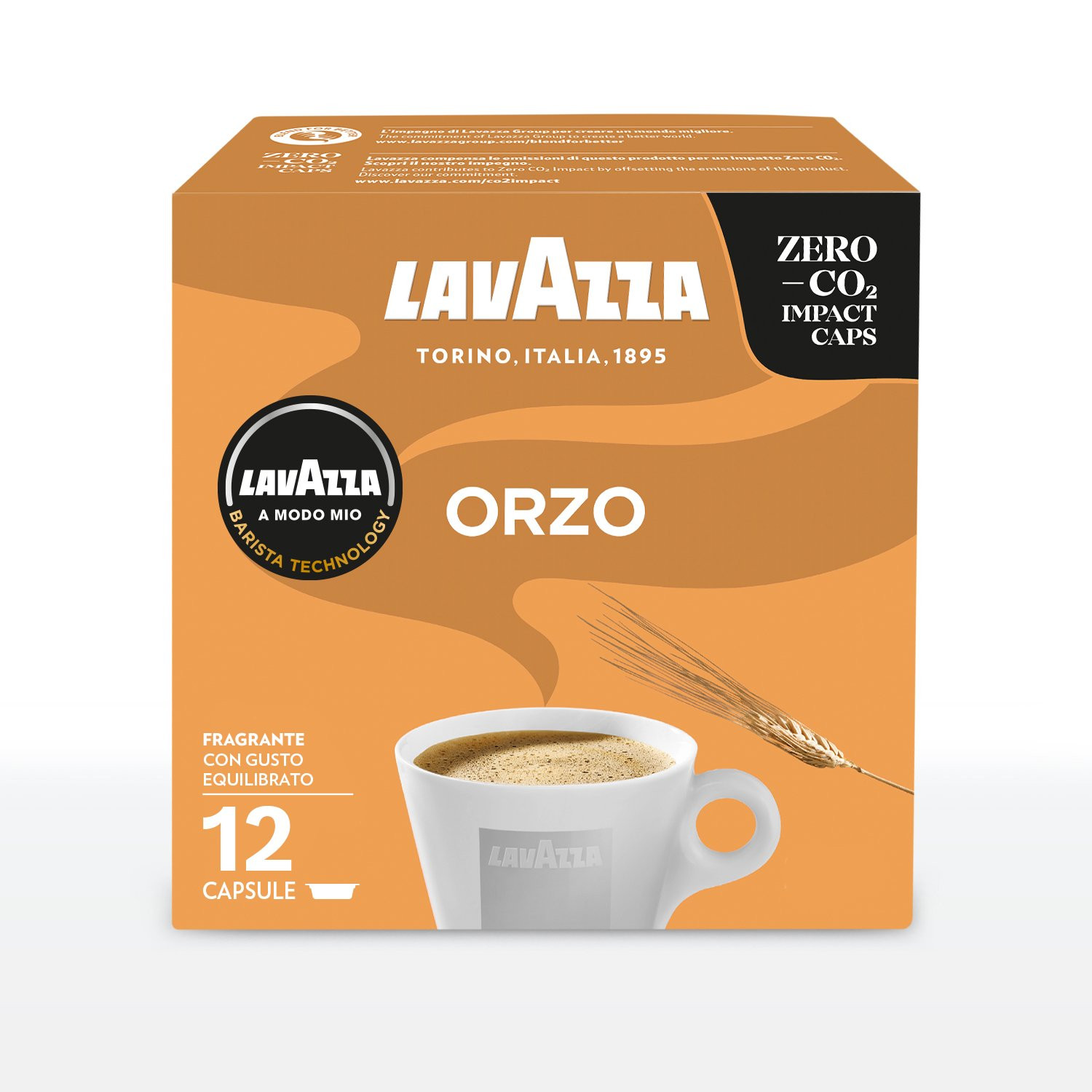 12 Capsule LAVAZZA A MODO MIO Originali ORZO
