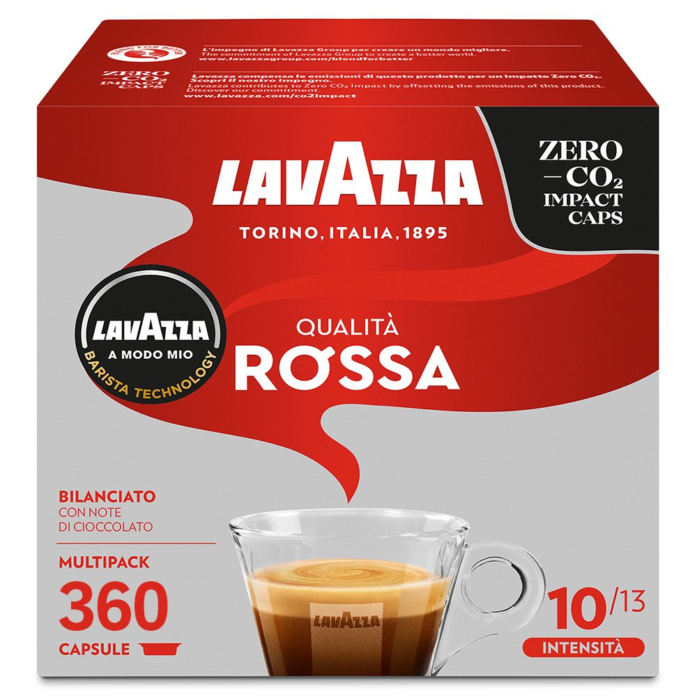 360 Capsule LAVAZZA A MODO MIO Originali QUALITA' ROSSA