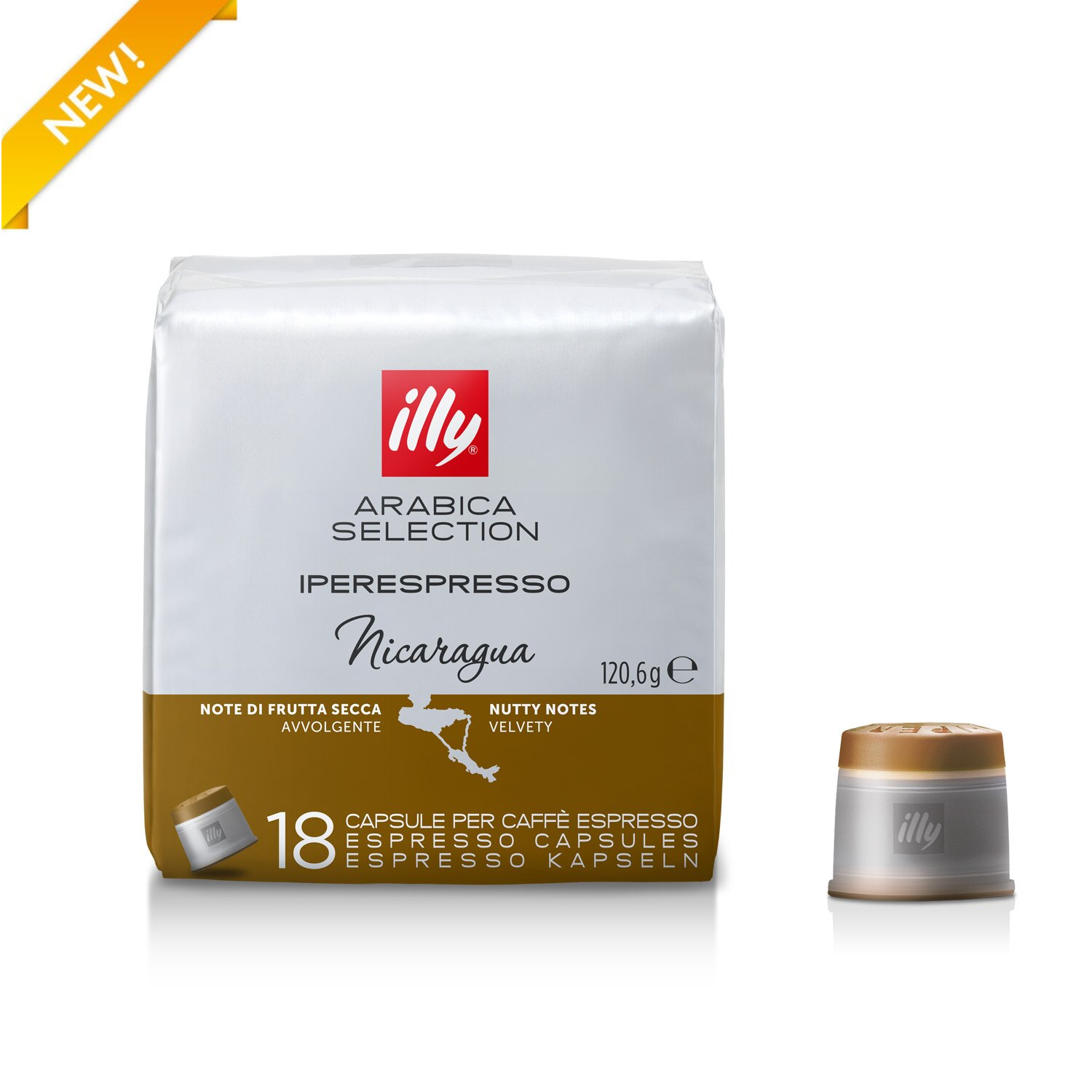 108 Capsule Illy Iperespresso 6 confezioni da 18 Capsule Nicaragua