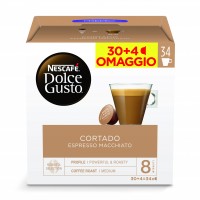 102 Capsule (90+12 OMAGGIO) Nescafè Dolce Gusto Cortado Espresso Macchiato Magnum Pack 