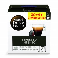 102 Capsule (90+12 OMAGGIO) Nescafè Dolce Gusto Espresso Intenso Magnum Pack 
