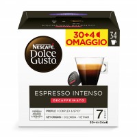 102 Capsule (90+12 OMAGGIO) Nescafè Dolce Gusto Decaffeinato Espresso Intenso Magnum Pack