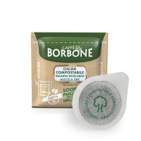 200 Cialde Filtro Carta ESE 44 mm Caffè Borbone Miscela DEK 