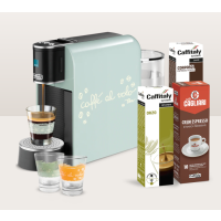 Macchina Da Caffè CAFFITALY ARKA - Bundle Thun + 2 bicchierini e 30 Capsule omaggio