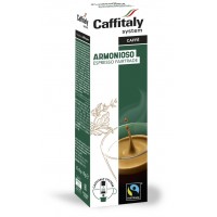 10 Capsule CAFFITALY - Ecaffe' ARMONIOSO FAIR TRADE