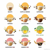 64 Capsule Borbone Infusi & Solubili Compatibili Nescafè Dolce Gusto 4 Confezioni Da 16 Capsule Gusti a Scelta