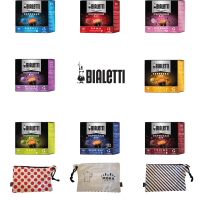 256 Capsule Caffe' BIALETTI 16 Confezioni Da 16 capsule Gusti a Scelta + Pochette In Omaggio