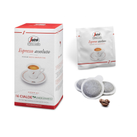 16 Cialde Filtro Carta ESE 44 mm Caffè Segafredo Espresso Assoluto