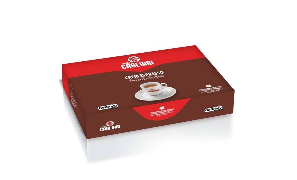 240 Capsule CAFFITALY E'CAFFE' - CAGLIARI - KIMBO - Cialde e Capsule